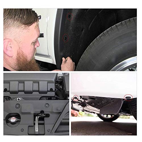 GOOACC Engine Under Cover Push-Type Retainer Lexus & 40Pcs Engine Cover Clips