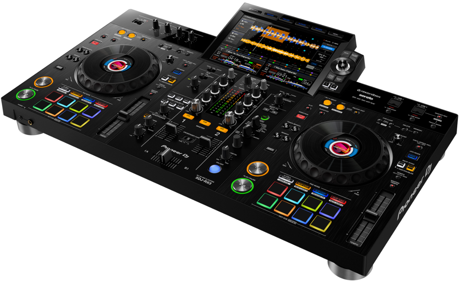 Pioneer DJ XDJ-RX3 2-Channel All-In-One DJ system + XS-XDJRX3 W Case + 2x Cables