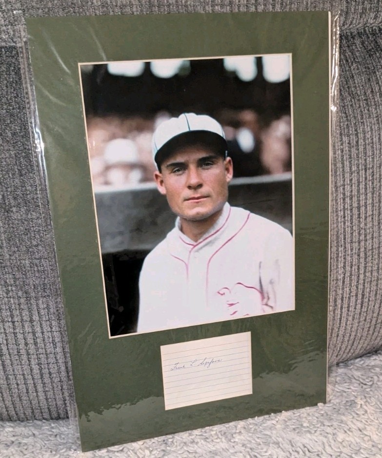 Frank Sigafoss Philadelphia A's Signed Cut Matted 8x10 Color Photo W/Our COA