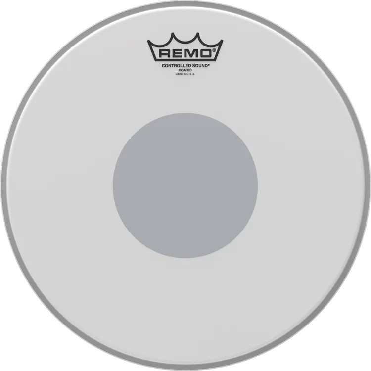 Remo Controlled Sound Coated Drumhead - 12 inch - with Black Dot