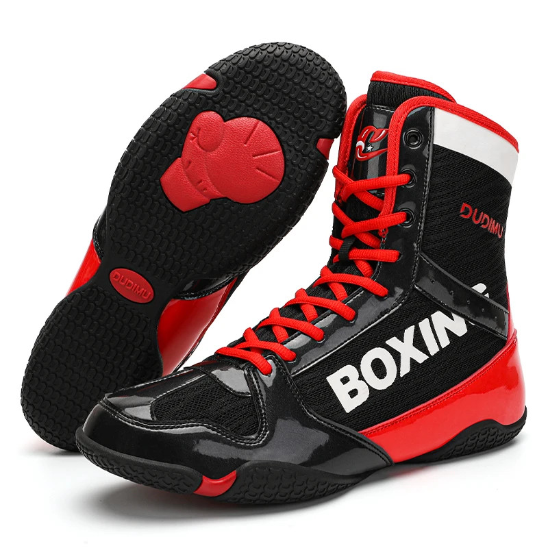 Professional Training for Young Men's Wear-resistant Wrestling and Boxing Shoes