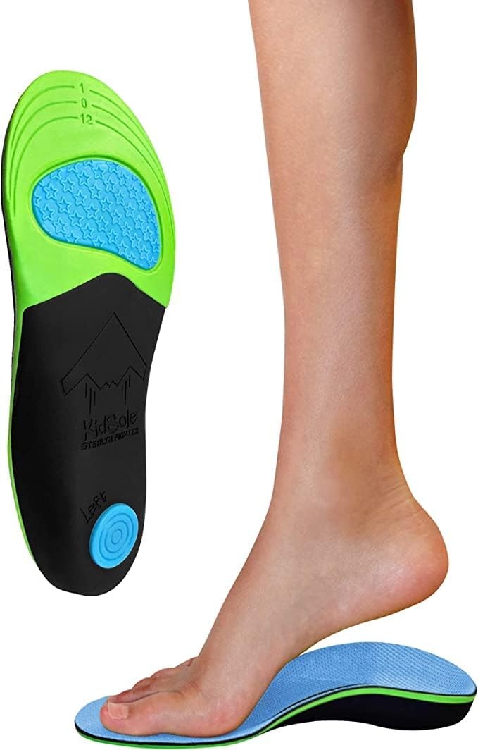 Stealth Fighter: High Arch Insole. Slim Profile, Strong Arch, Soft Memory Foa...