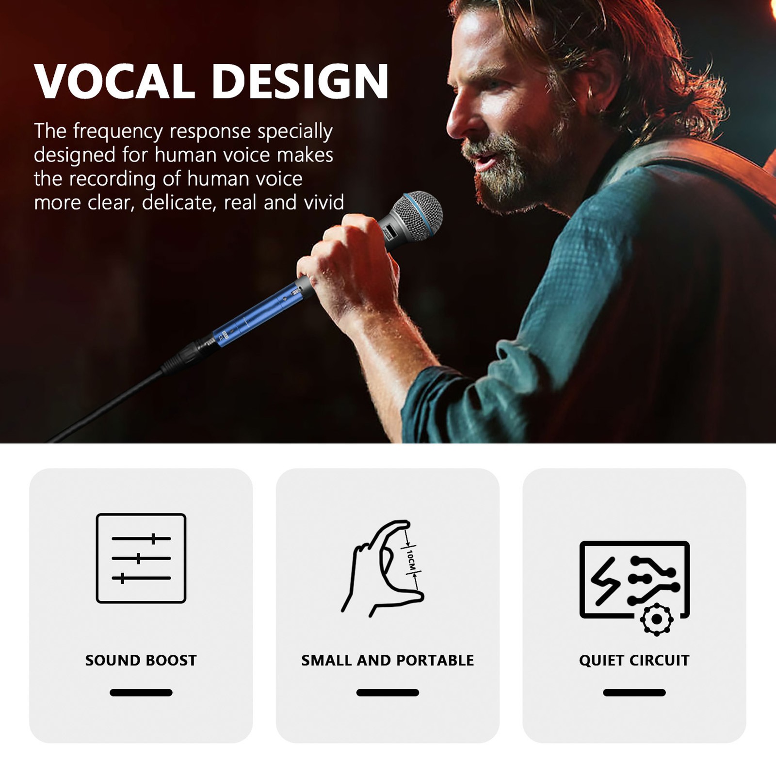 Dynamic Active Microphone Preamp Lossless Amplification For Studio Recording
