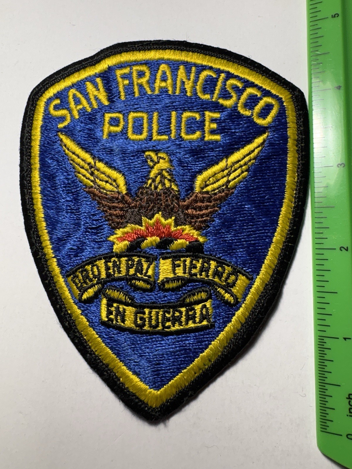 San Francisco California Police Patch