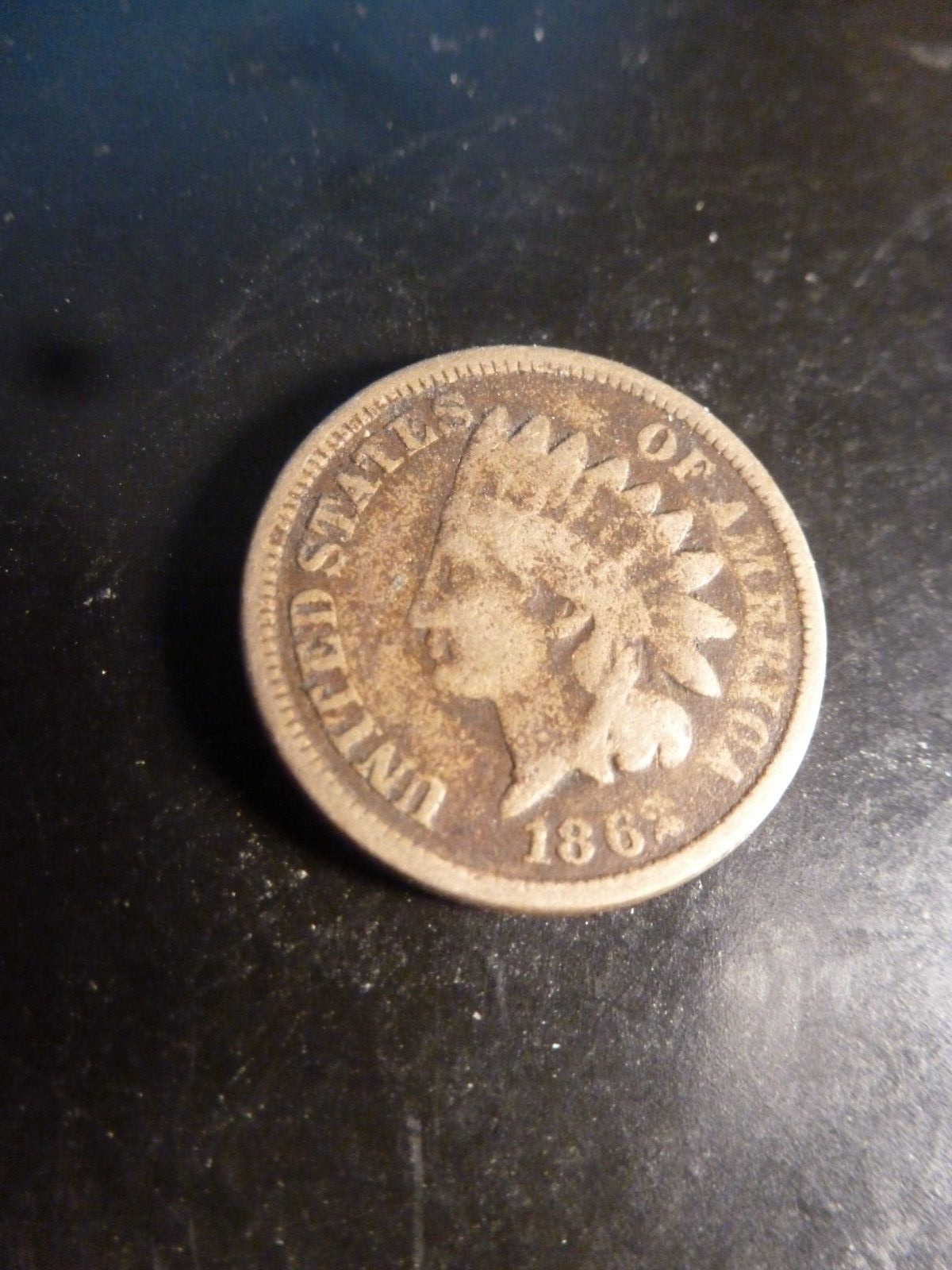 Indian Head Cent 1862 Copper Nickle Good+ #9