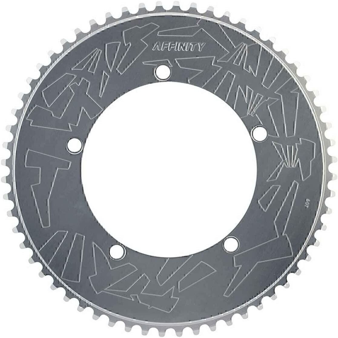 Affinity Chainring Pro 144mm 60T Alloy Polished-Silver