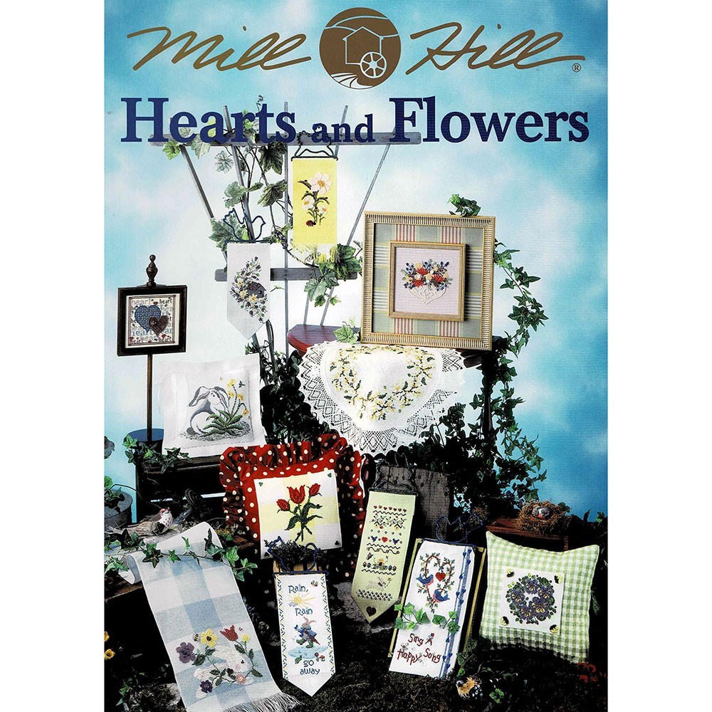 Very Rare Mill Hill  Chart Book Hearts and Flowers