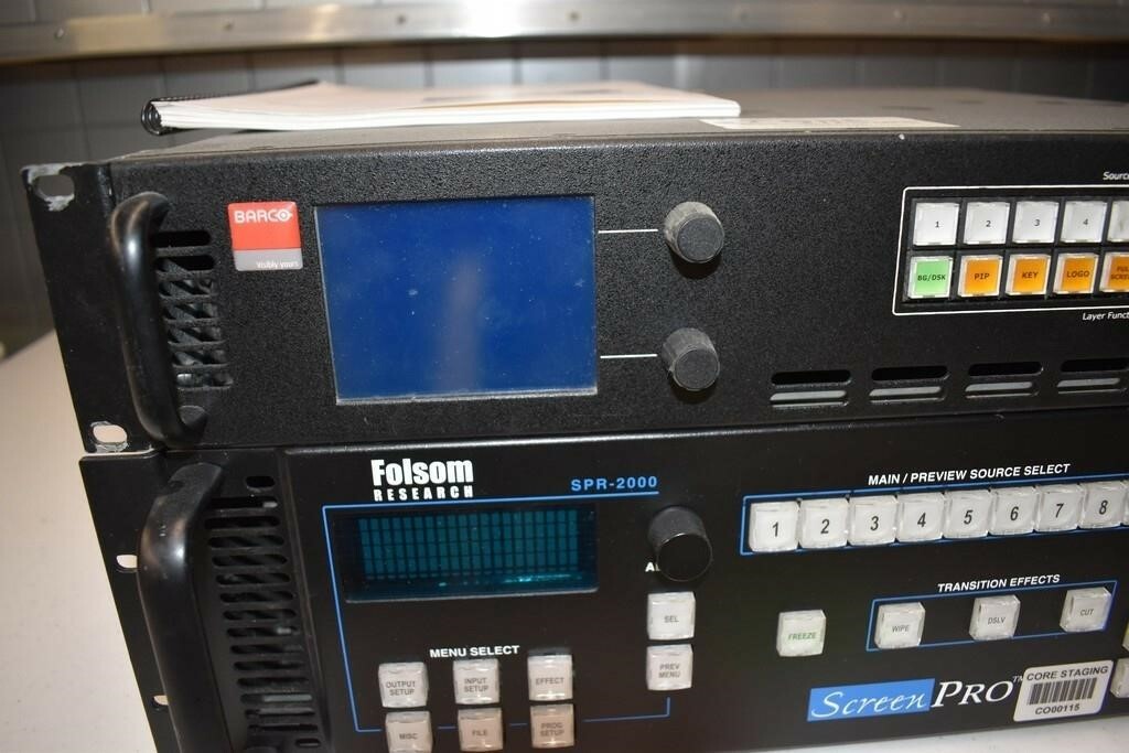 EUC Barco/Folsom Presentation Pro II SDI + SPR 2000 Screen Pro High Res Switcher