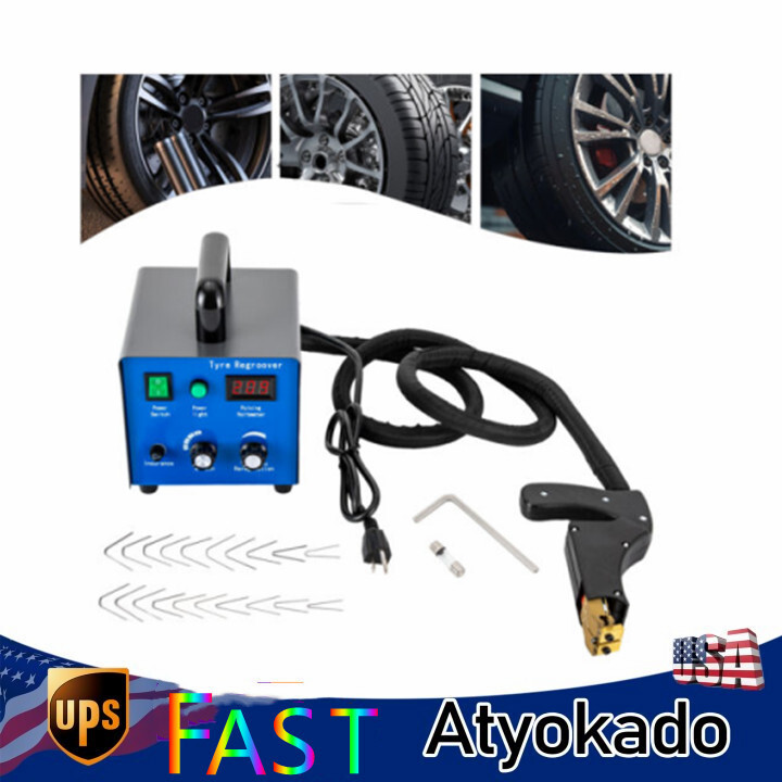 450W Watt Truck Tire Groover Rubber Regroover Cutter Grooving Machine w/ Blades