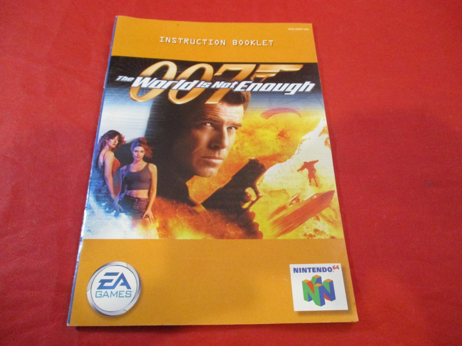 007 The World is Not Enough Nintendo 64 N64 Instruction Manual Booklet ONLY #M1