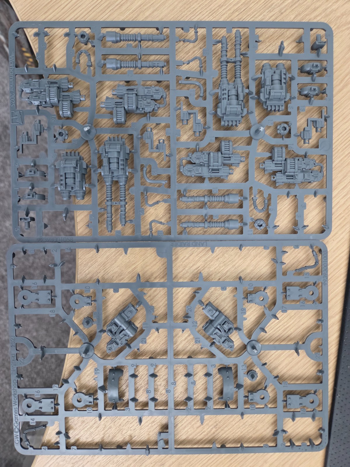 Fellblade, Glaive, Falchion sponson sprue spares