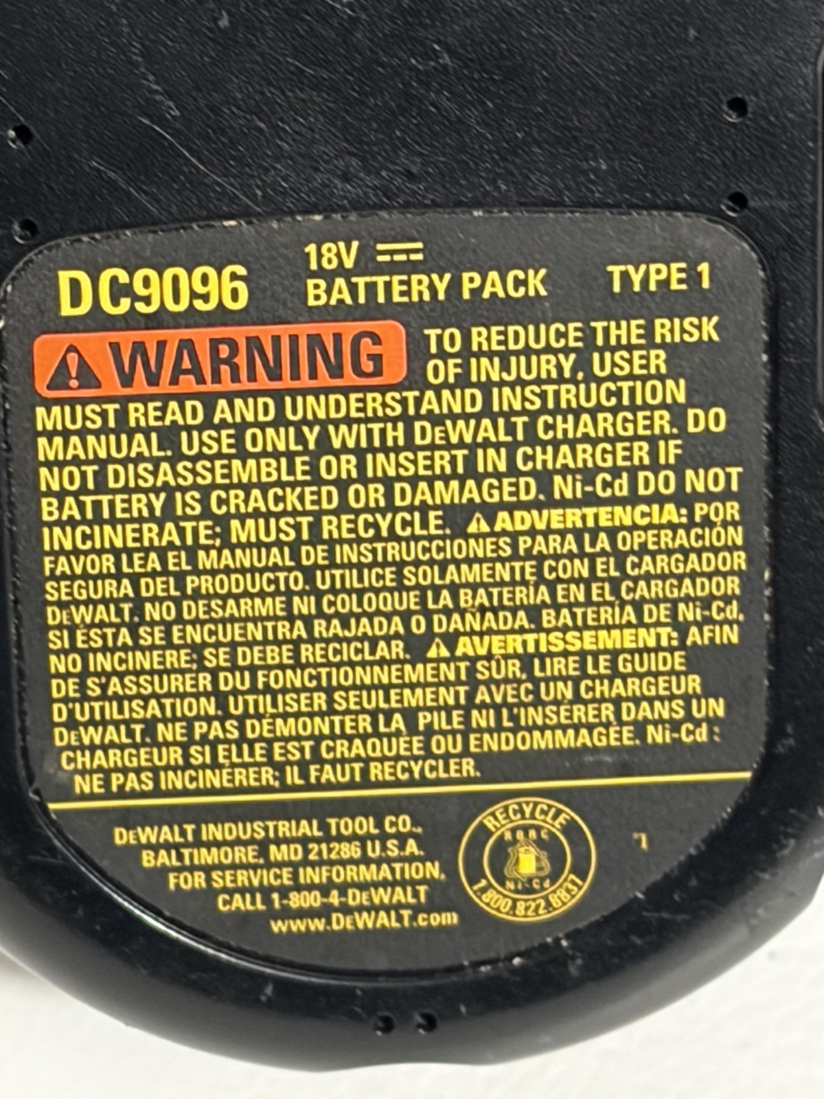 USED DeWalt DC759 Bundle - DRILL, BATTERY, and CHARGER with CASE