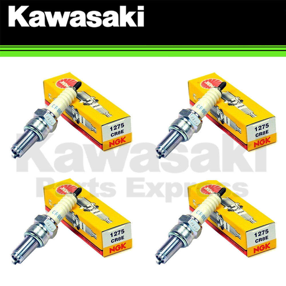 NEW 1993-2022 GENUINE KAWASAKI 4-PACK SPARK PLUG FITS MANY MODELS CR8E
