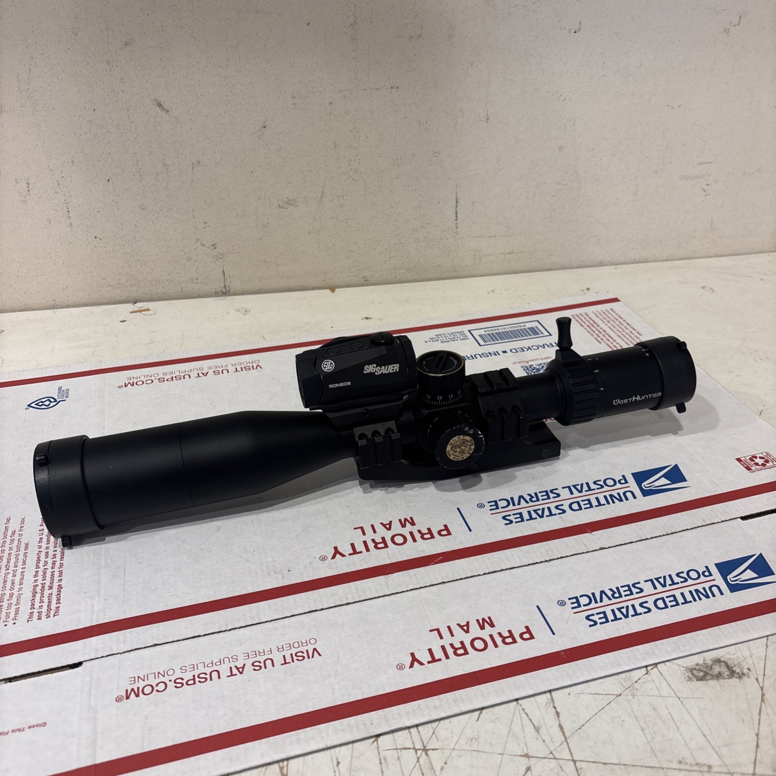 WestHunter Optics HD 4-16x44 FFP Precision Riflescope ROMEOS SIG SAUER / Extras