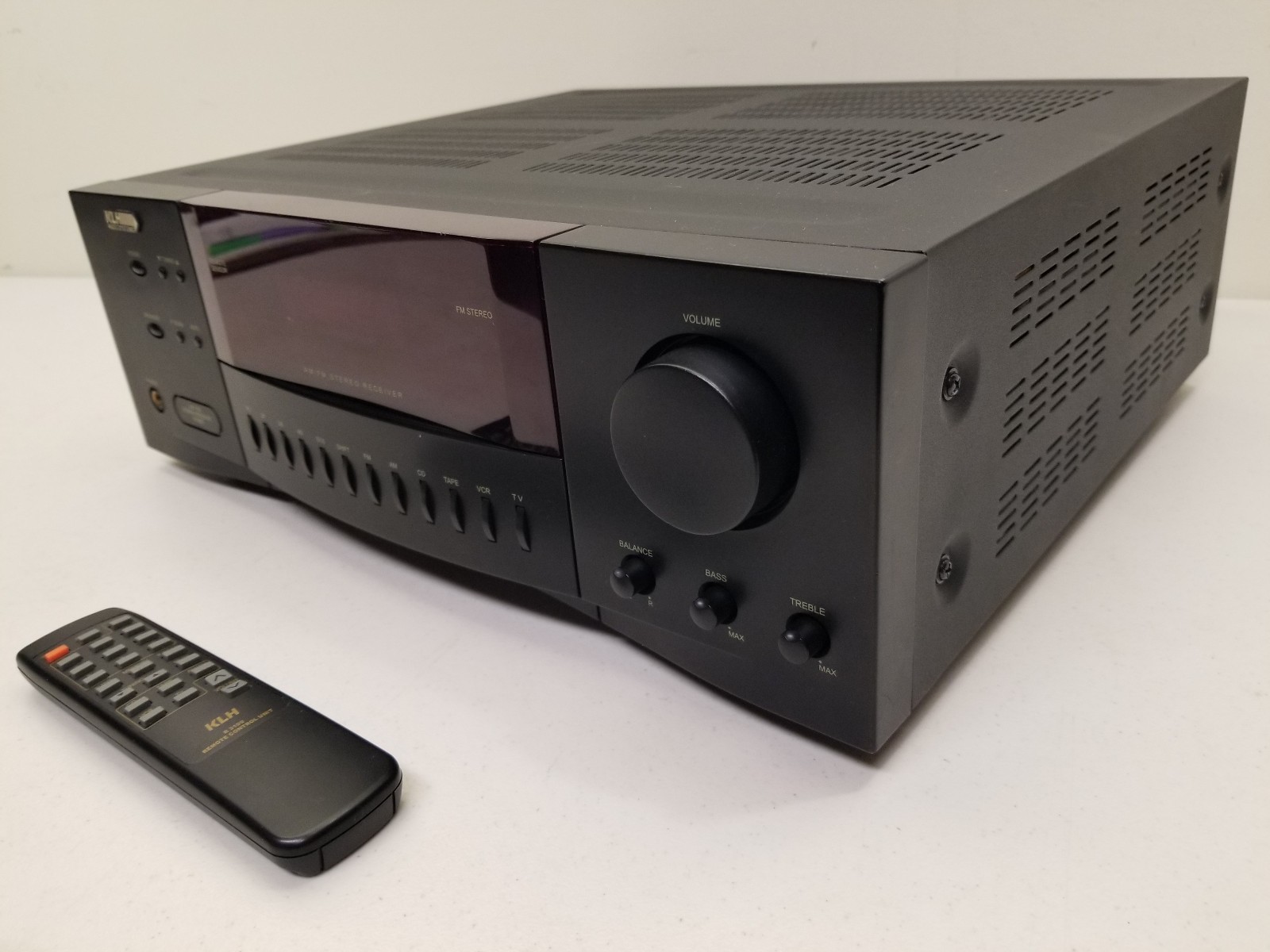 KLH Audio Model R3100 AM/FM Stereo Receiver w/Remote Bundle EXCELLENT!