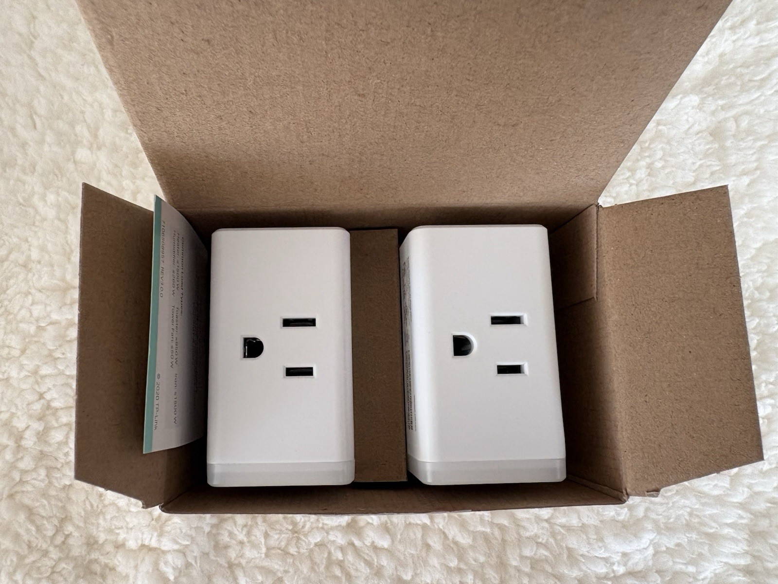 TP-Link Kasa Smart Wi-Fi Plug Mini HS103P2 2-Pack Alexa Google Compatible