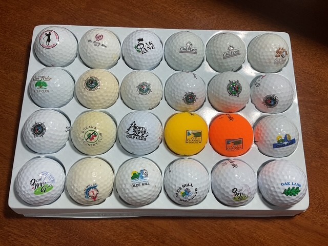 MICHIGAN N O GOLF COURSE: LOGO BALLS