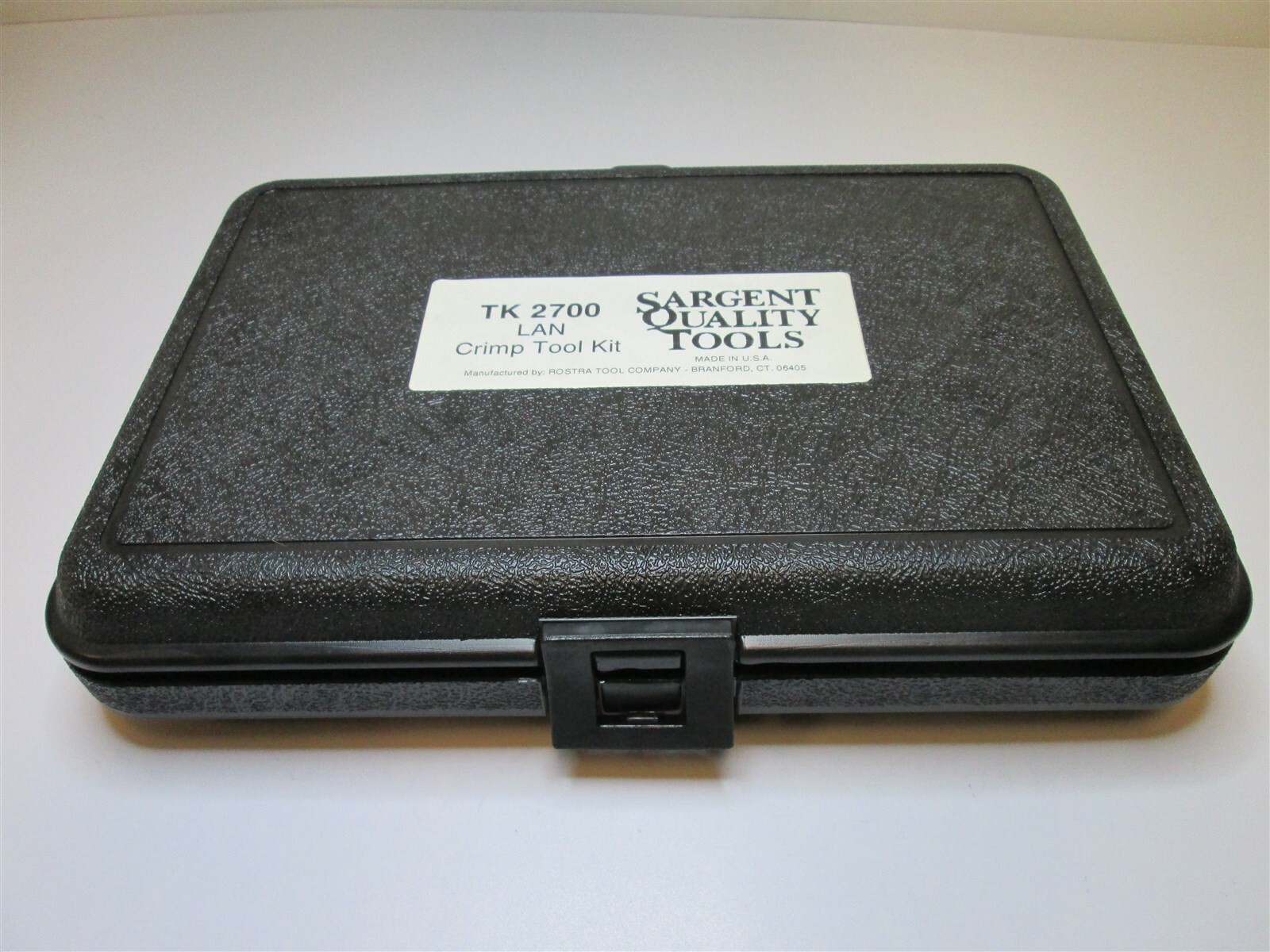 Sargent Tools TK 2700 LAN Crimp Tool Kit Made In USA New