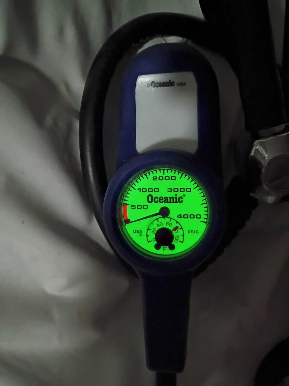 Oceanic Scuba Regulator Assembly w/ SPG Power Inflator Second Stage Untested