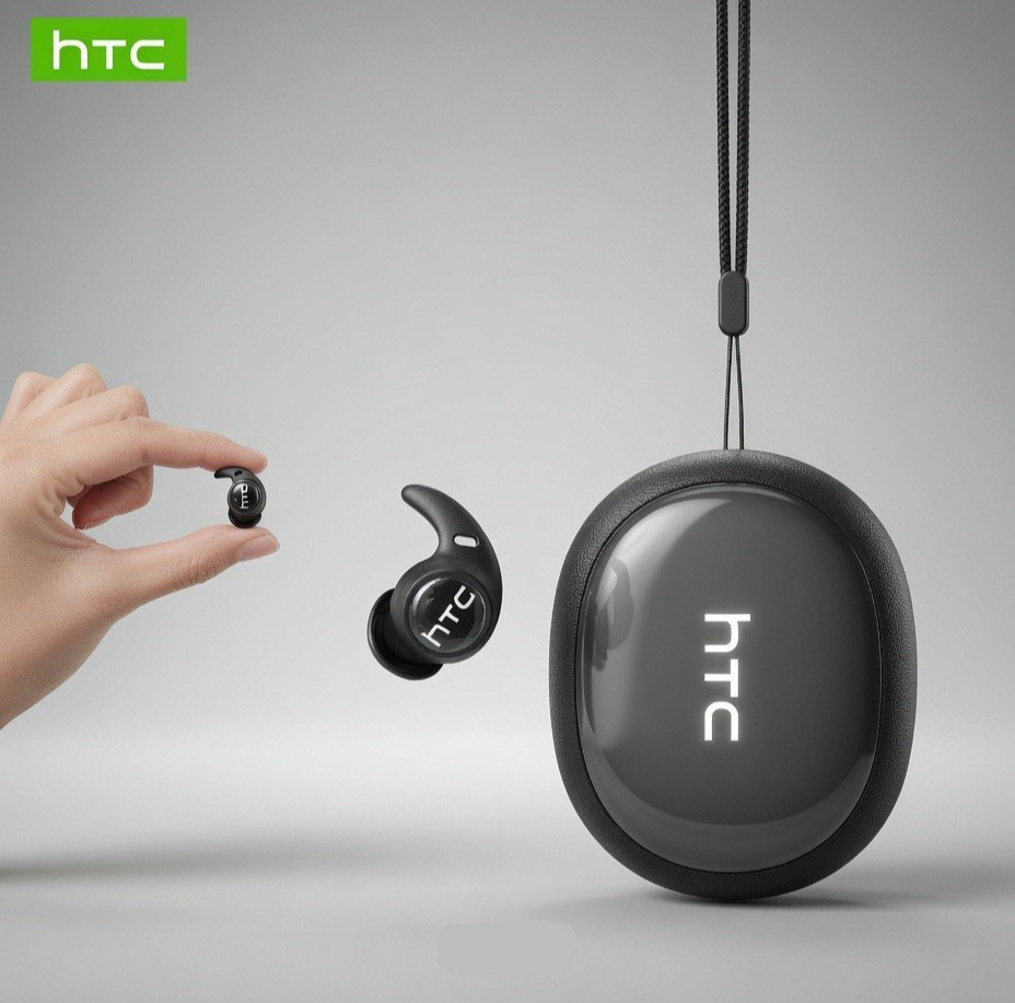HTC NE76 Mini Invisible Sleep Earbuds for Side Sleepers Bluetooth Headphones AI