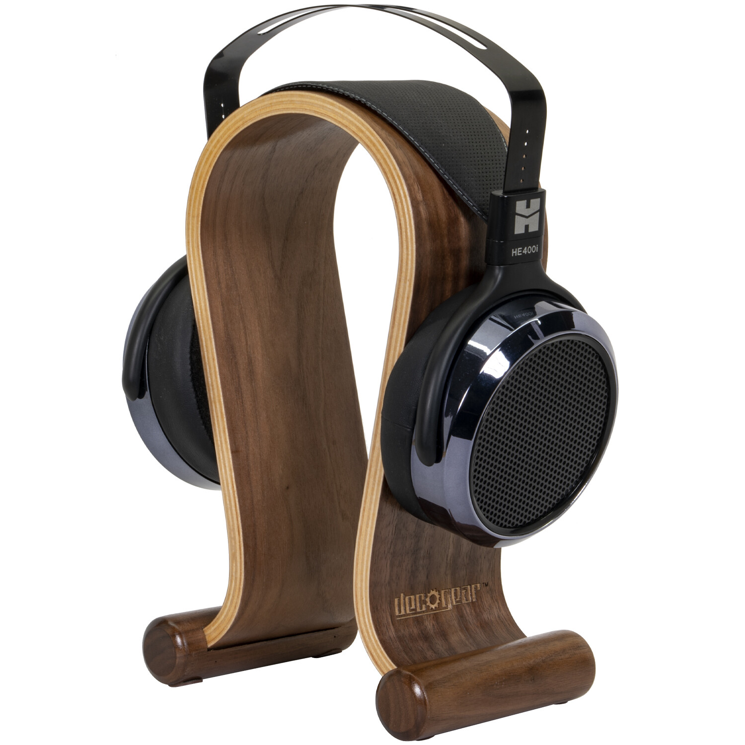 Hi-end Wooden Headphone Stand Display Tabletop Holder for Headsets (Deco Gear)