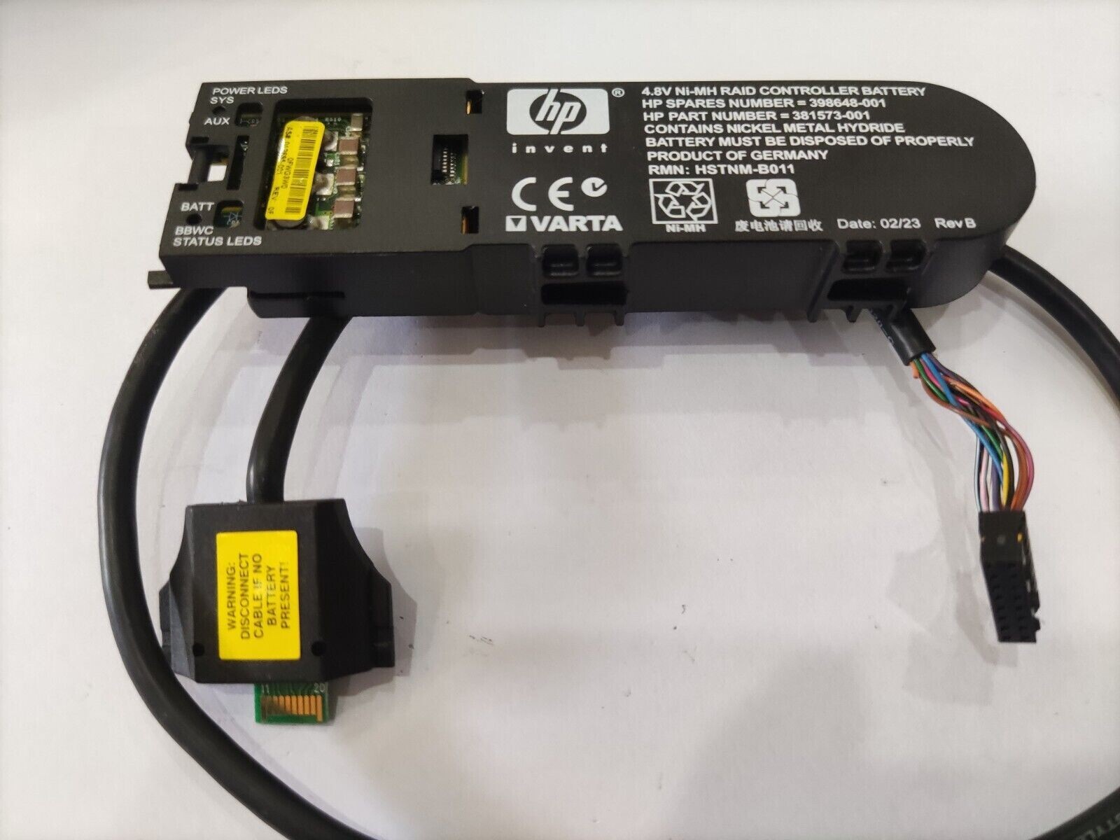 New 2024 date HP 381573-001 398648-001  P400 P600 P800  4.8V Ni-MH RAID Battery