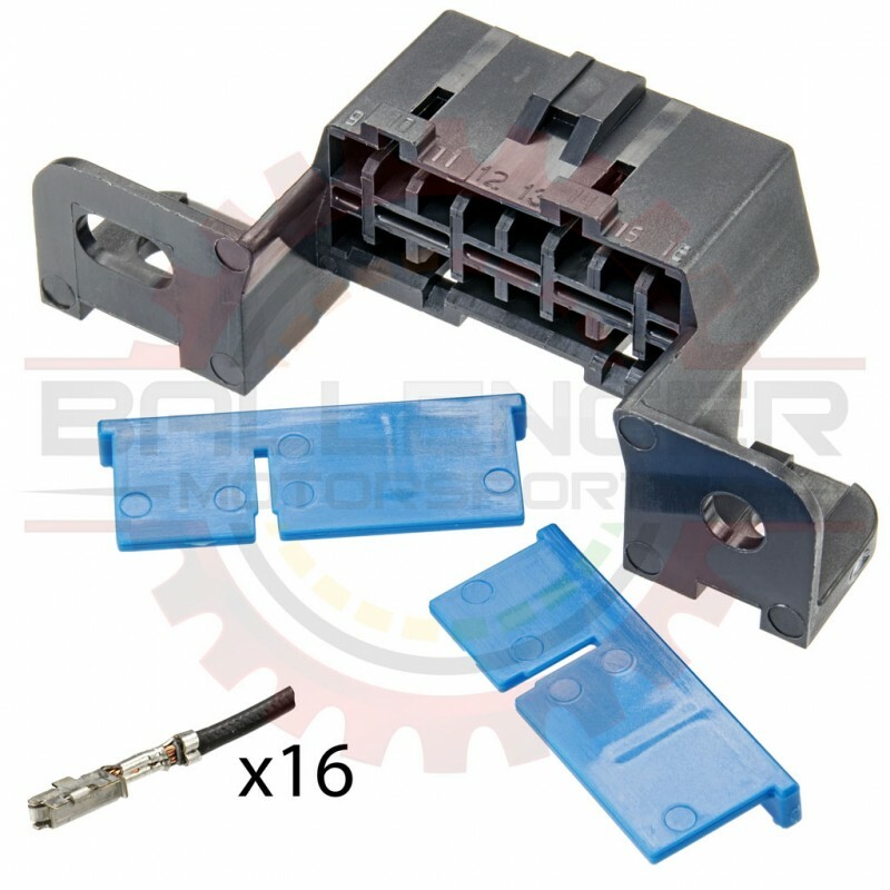 OBDII Plug (car-side) Connector Pigtail, Screw Mount