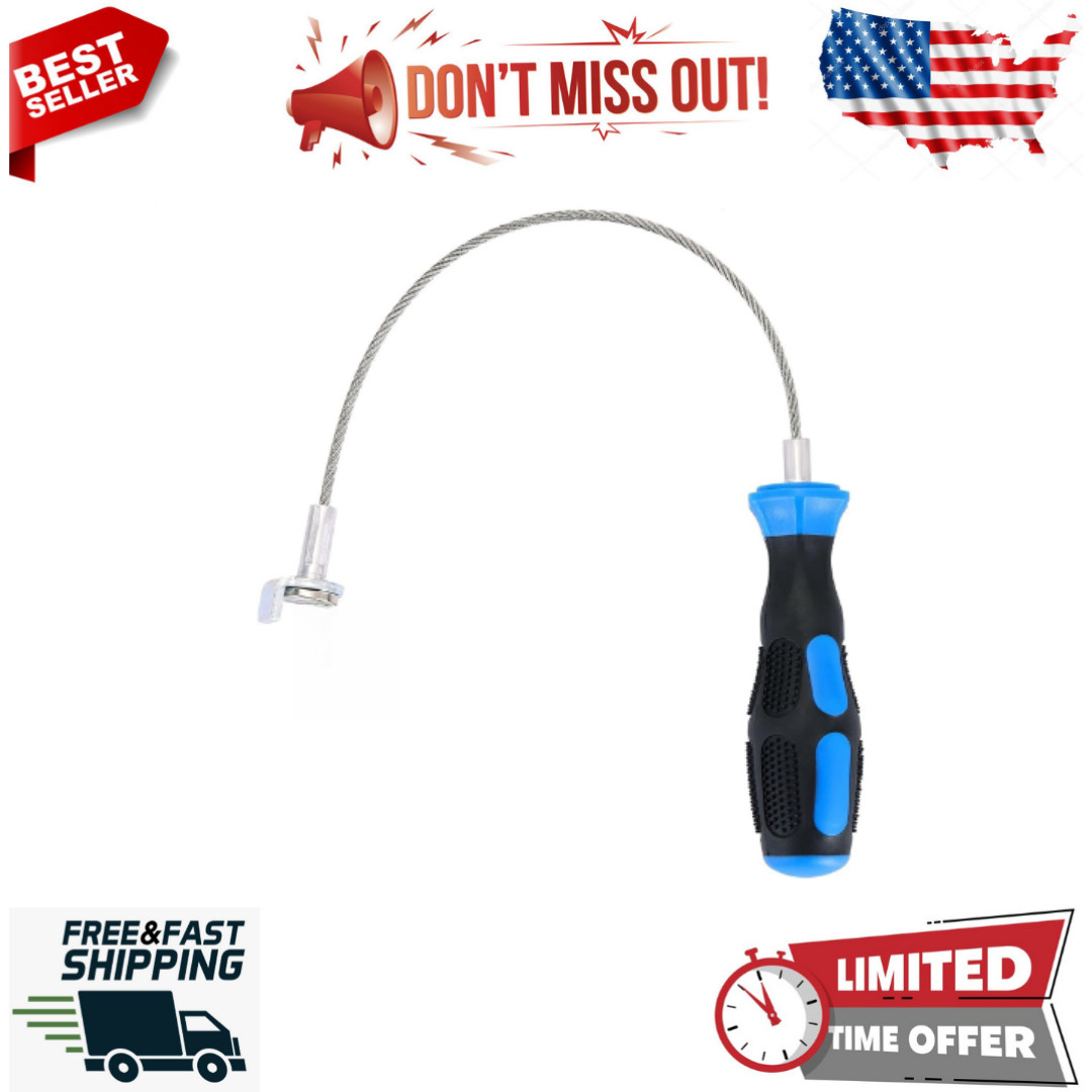 Magnetic Oil Drain Plug Removal Tool | 15.15 Inch Flexible Anti-Scald Sump Plug
