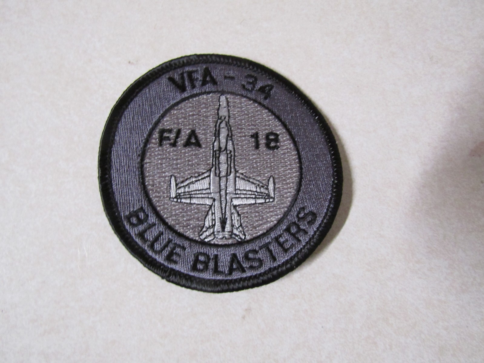 MILITARY PATCH UNITED STATES NAVY F/A-18 VFA-34 BLUE BLASTERS