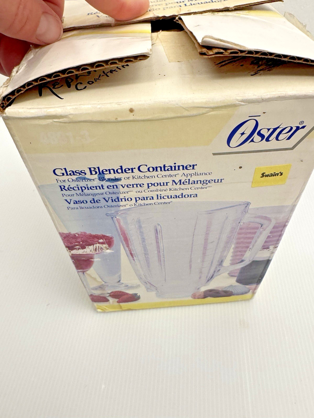 Oster 4891-3 glass blender container replacement NIB