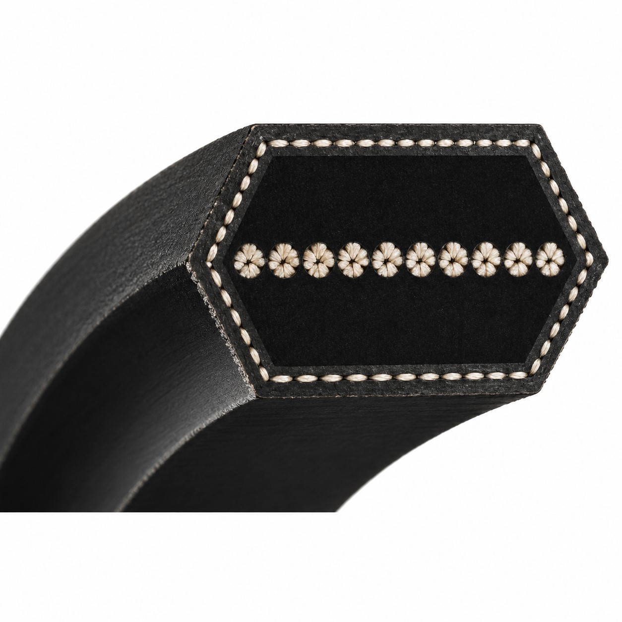 BB140 New Double V-Belt (21/32" X 143") Made to be Universal
