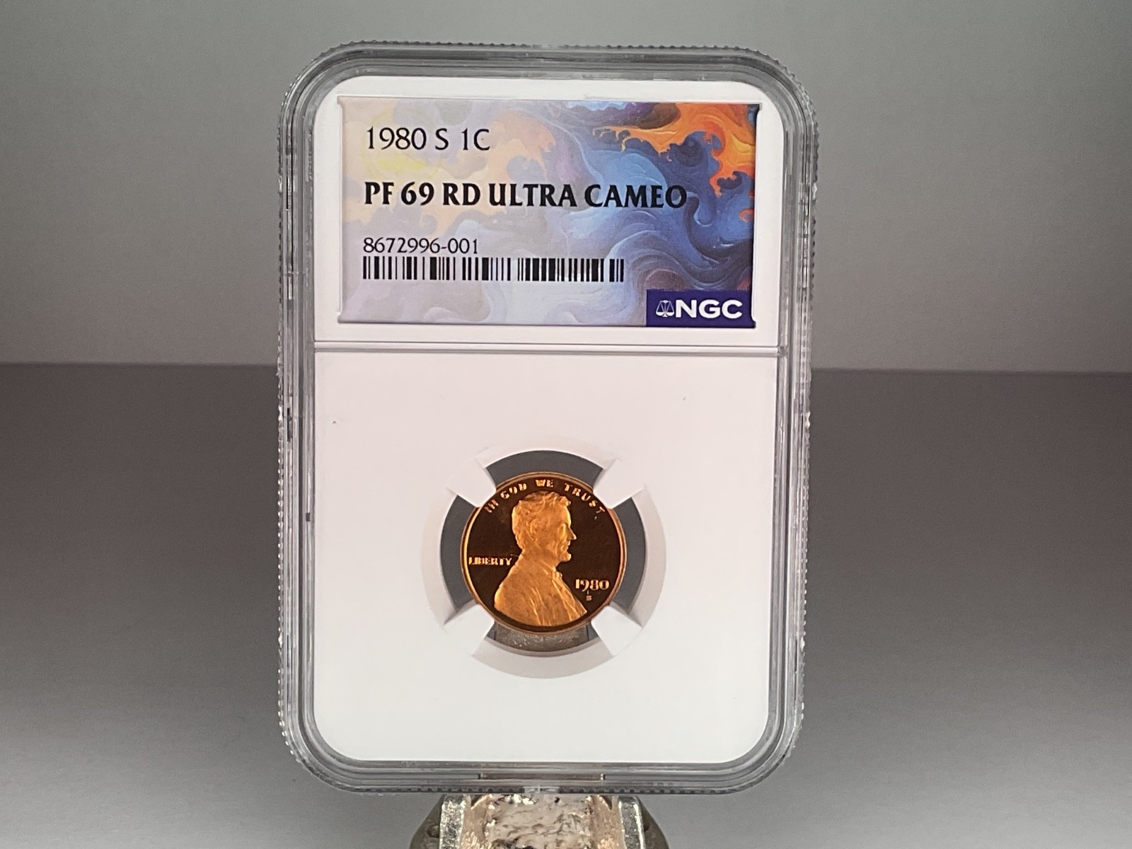 1989-S Lincoln Memorial 1c Penny Cent PF69 RD NGC