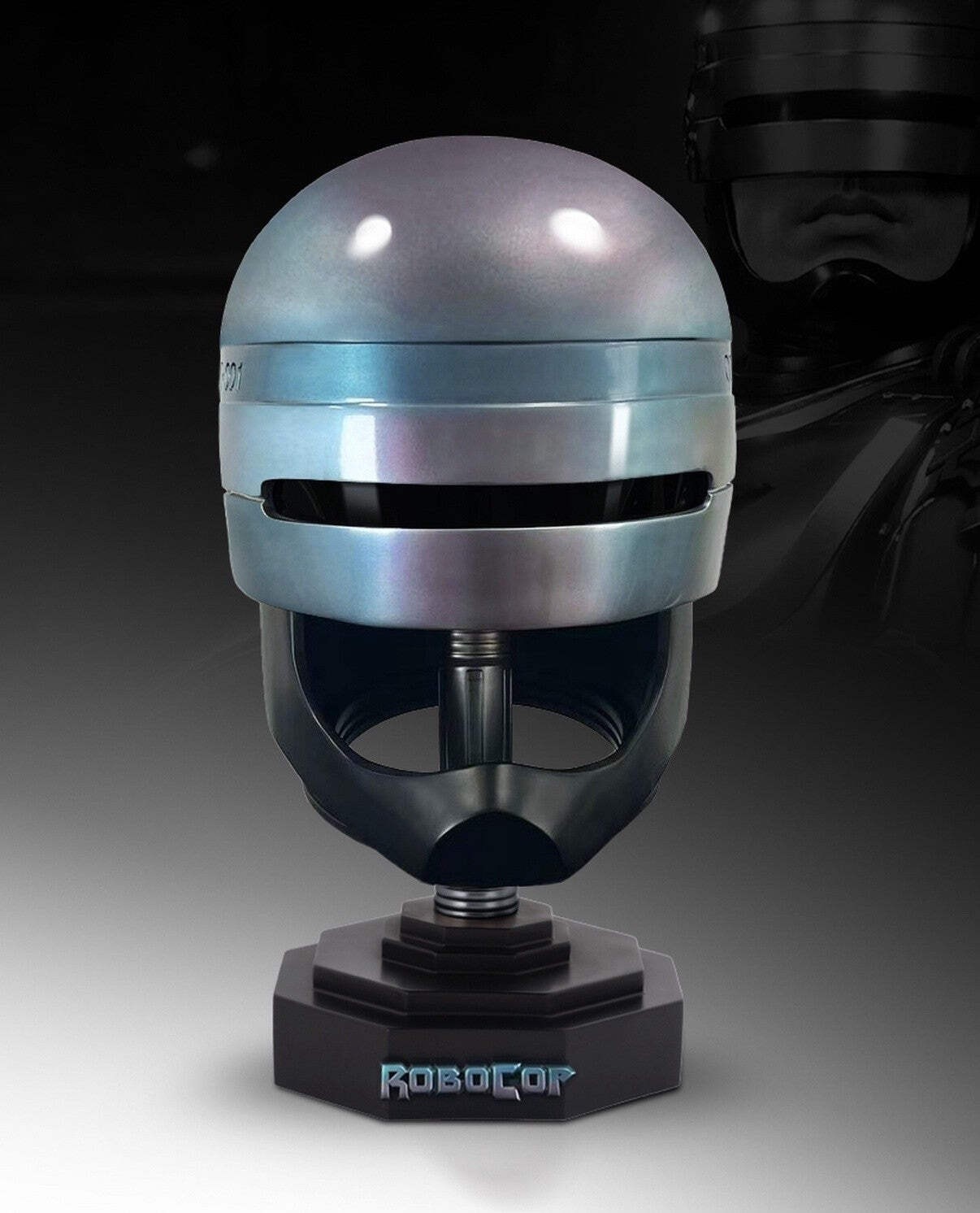 HOLLYWOOD COLLECTIBLES HCG RoboCop 1987 1:1 Life Size Helmet Prop Replica NEW