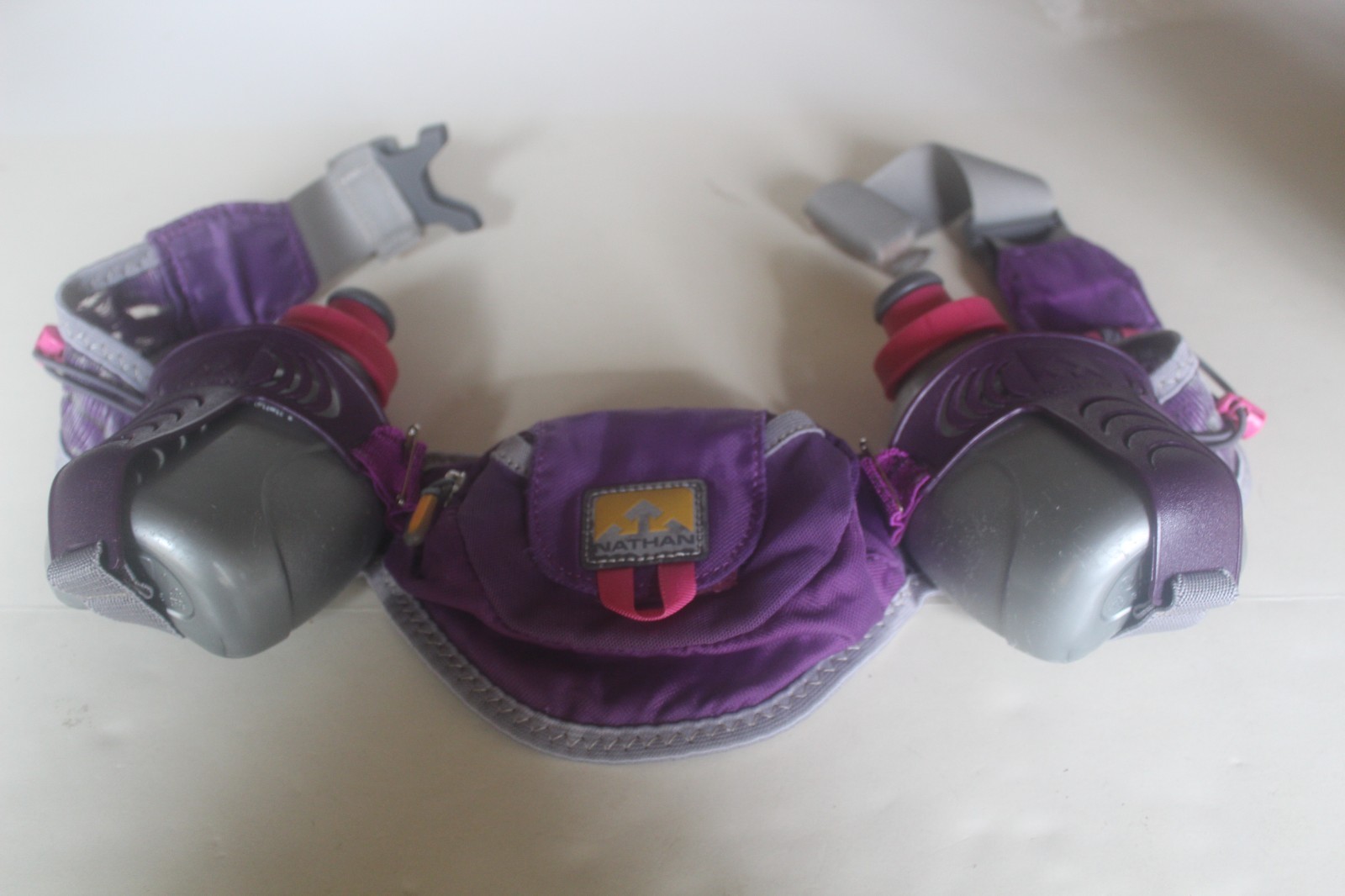 Nathan Dual 9 oz Bottle Running Purple Belt READ