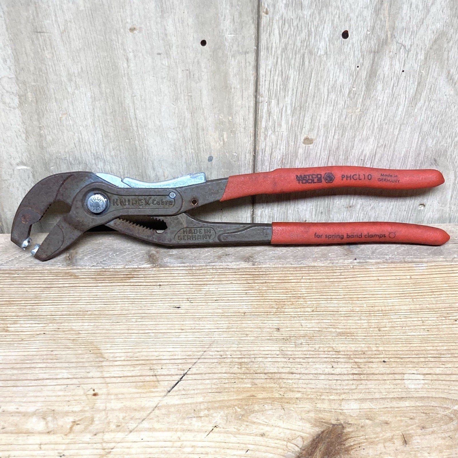 Matco Tools PHCL10 Clamp Pliers Knipex Cobra for spring band clamps Vanadin