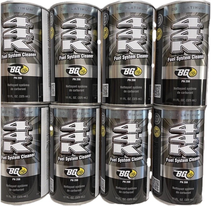BG 44k Platinum New Fuel System Cleaner Additive 11oz CAN PN 208 8 Pack