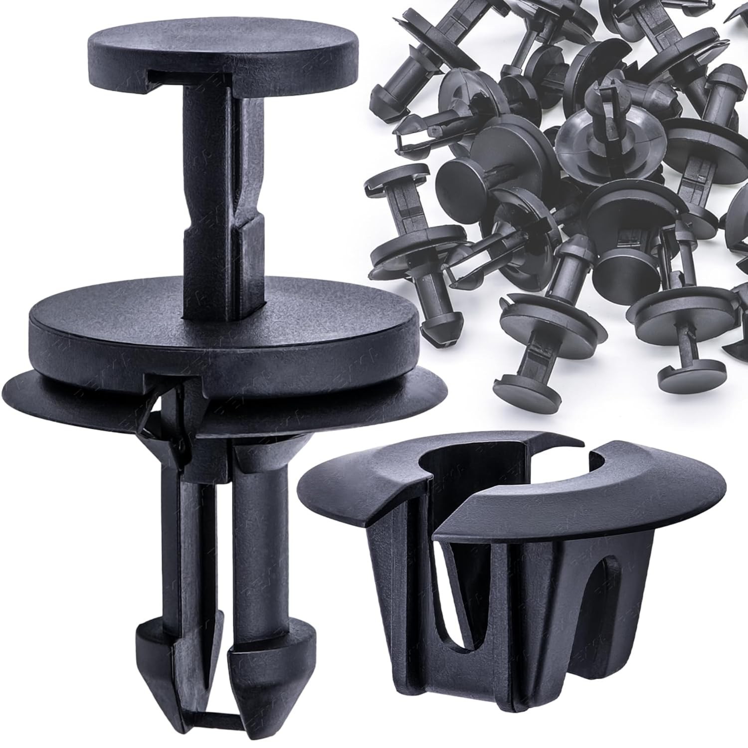 15 Sets Silverado Bumper Clips Front Air Dam Deflector Retainer Clips Nut