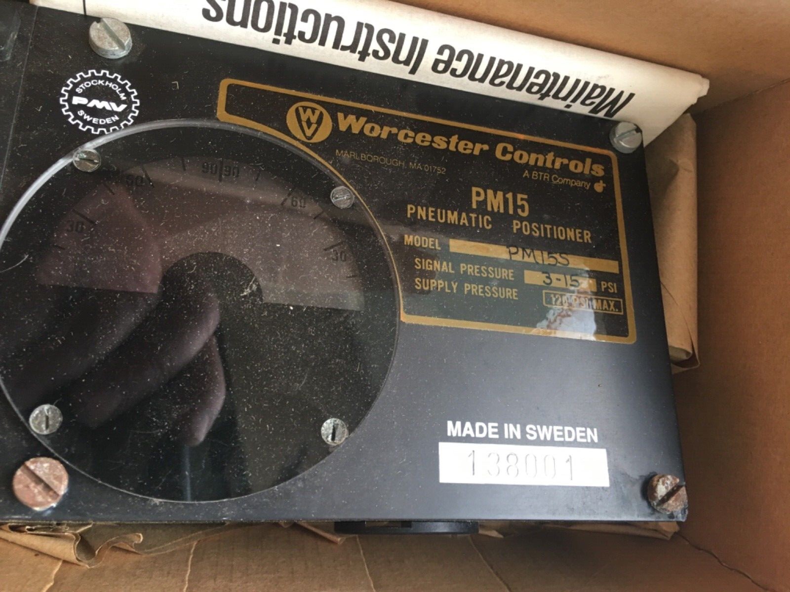WORCESTER CONTROLS PM15S (bin33)