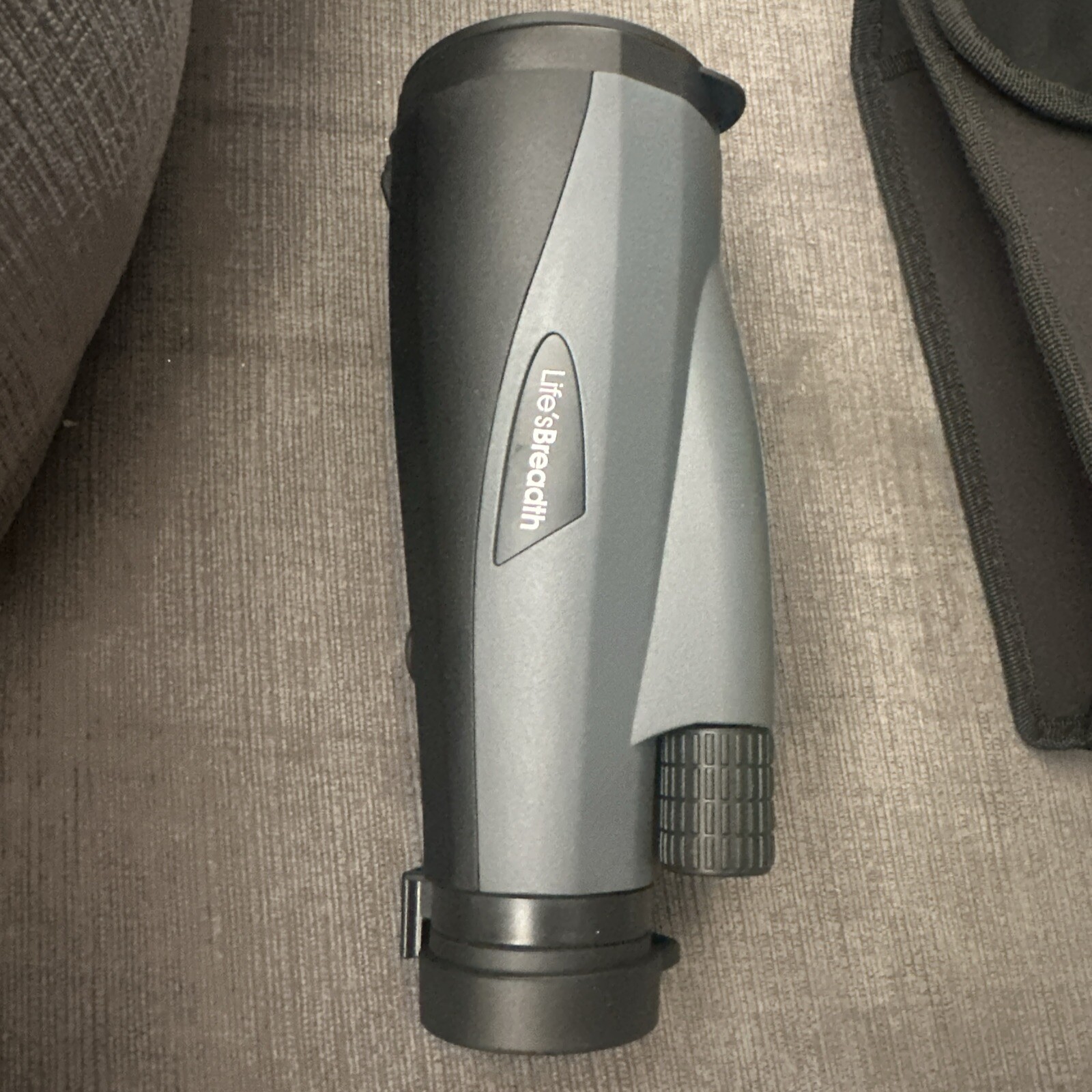 12×60 Monocular Telescope with Case Life’s Breadth Gray Color