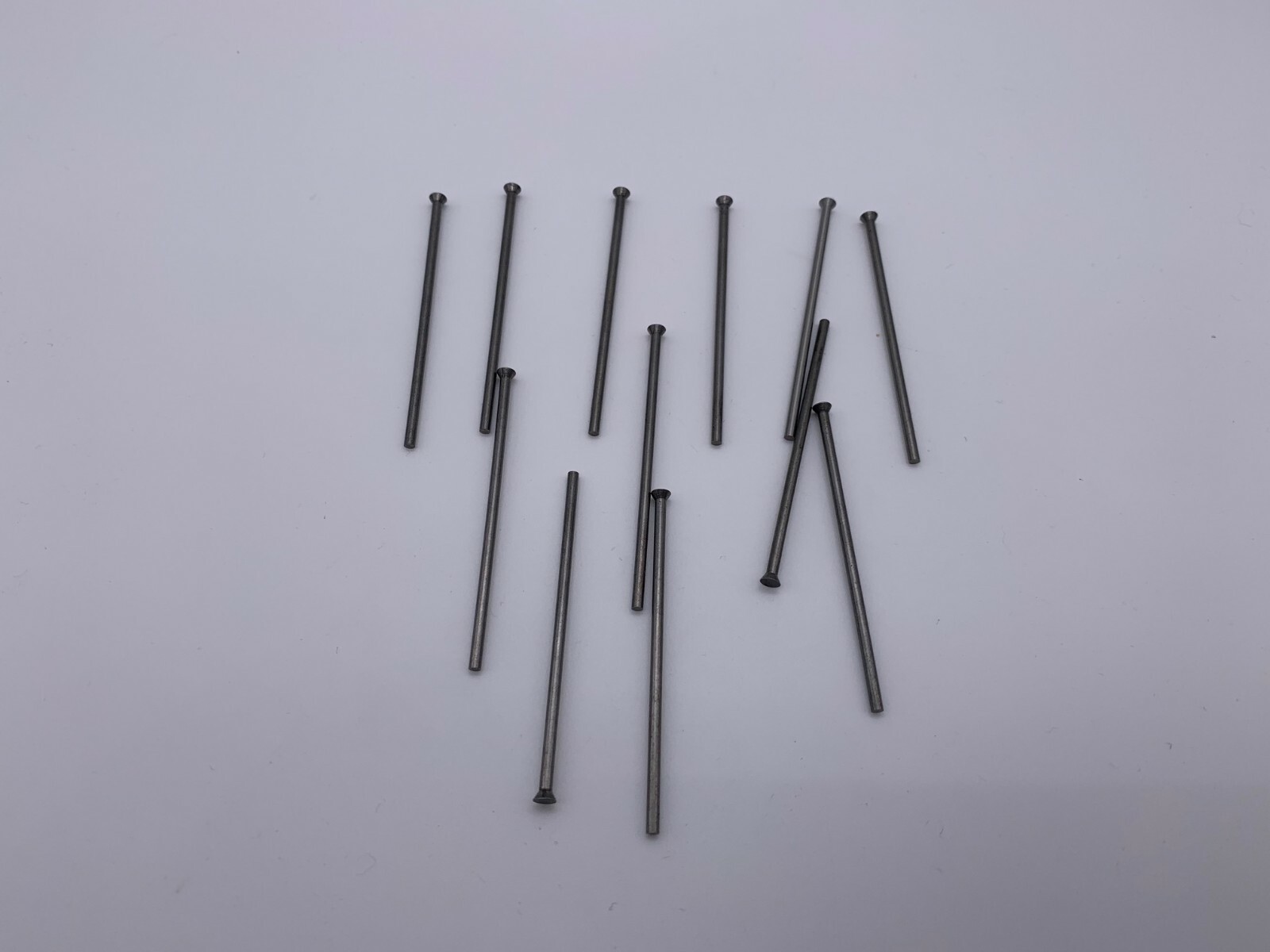 Royal .071" X  2" Long Bevel Headed Punches, Tool Steel, Lot Of 12 Pieces