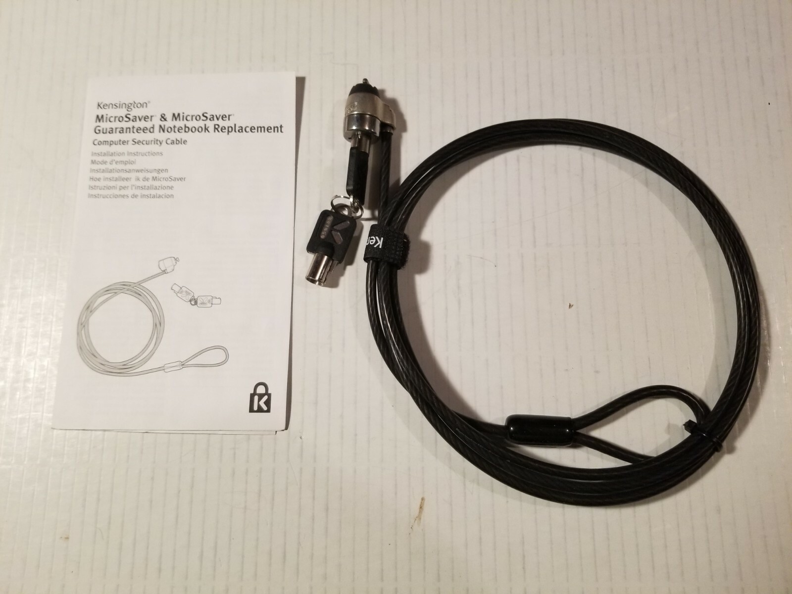 Kensington MicroSaver Keyed Laptop/Notebook K64068F NEW