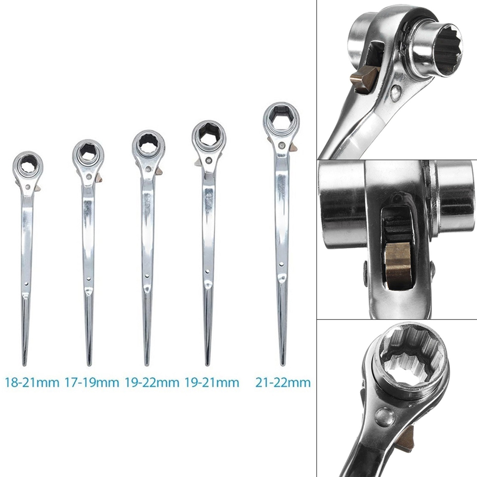 Dependable Chrome Vanadium Steel Ratchet Wrench for Various Applications