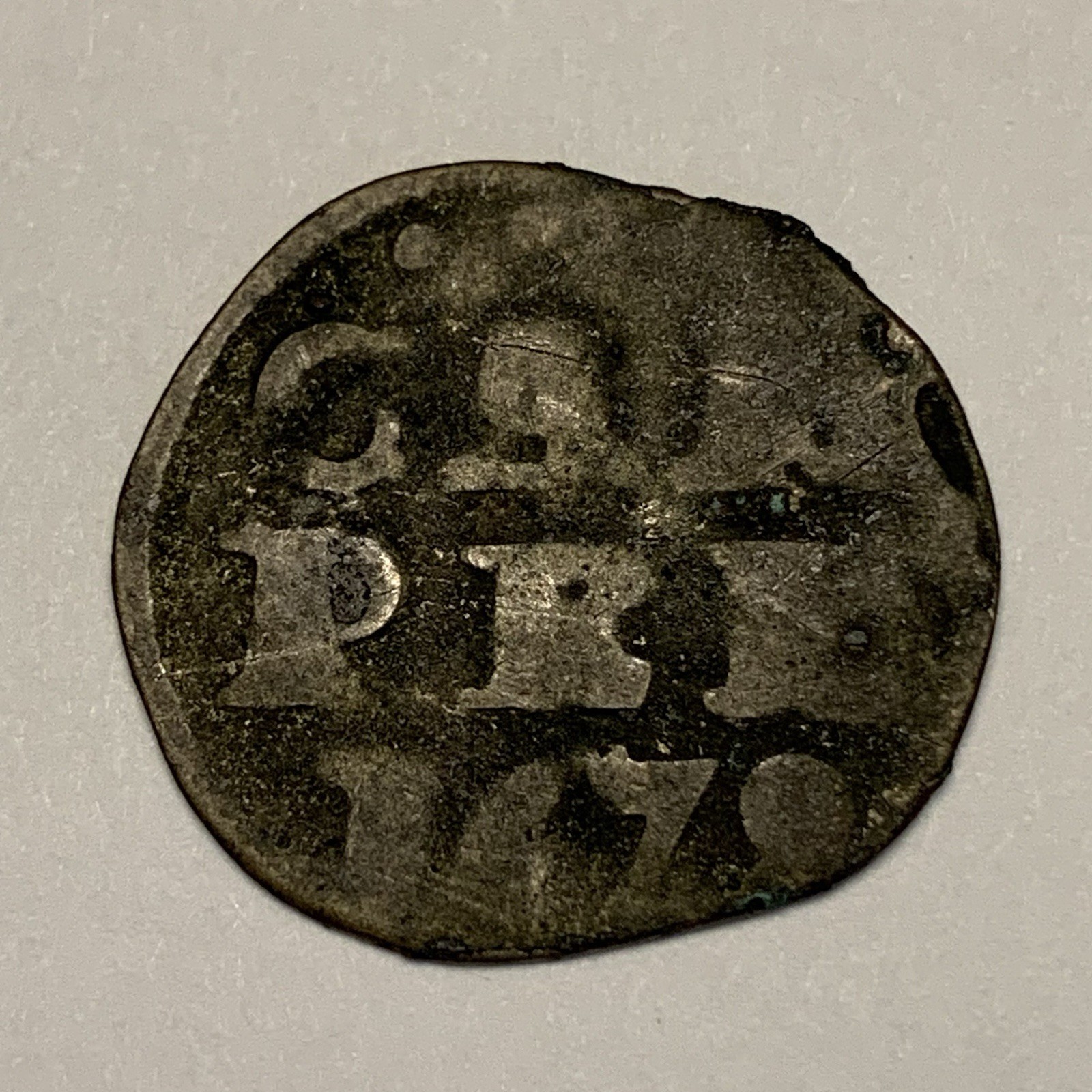 1679 Netherlands Kampen 2 Stuiver Coin - 1600s Dutch Lion Design
