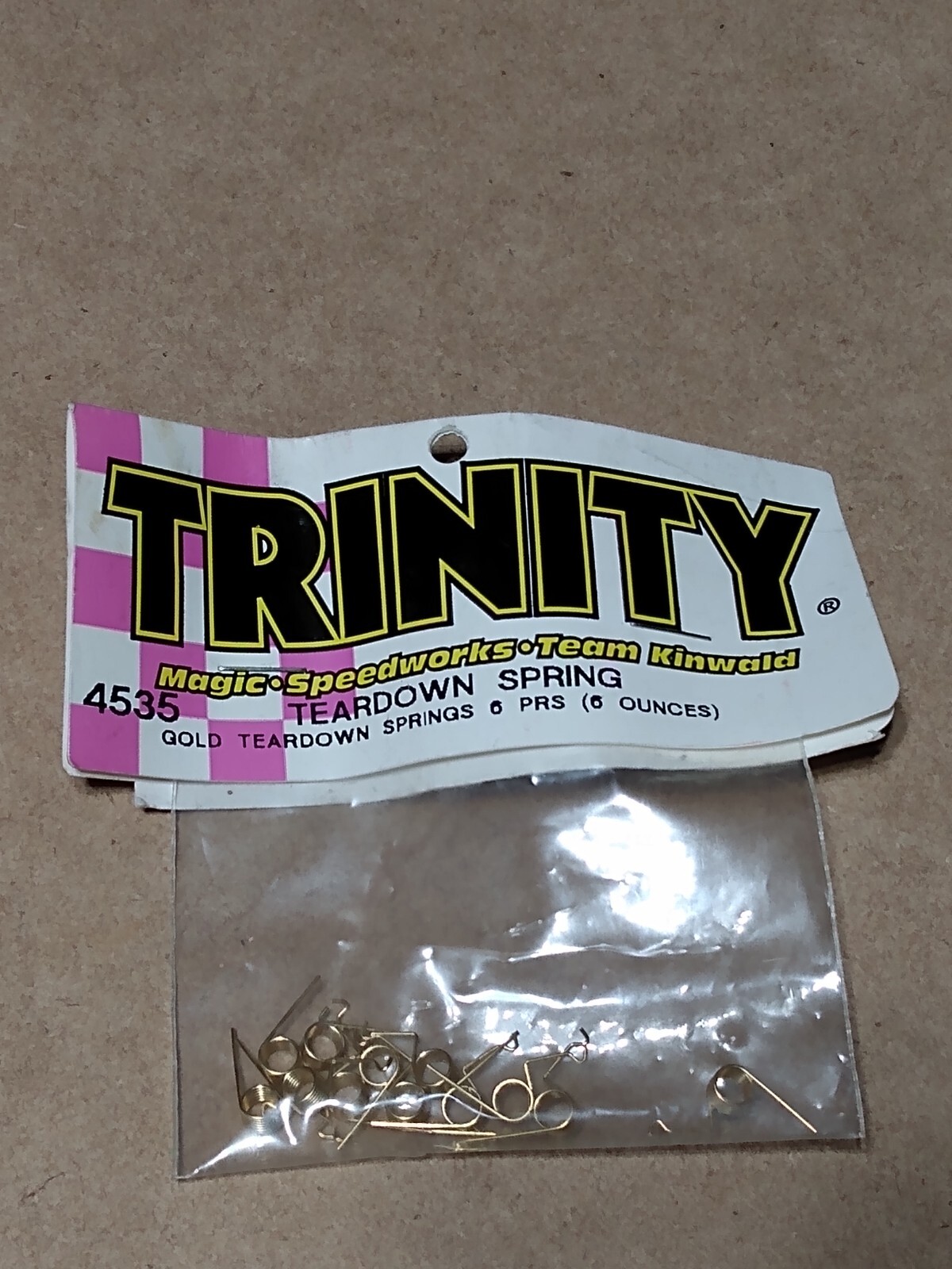 Trinity 4535 Magic Speedworks Team Kinwald Gold Teardown Springs - 6 Pairs (6 oz