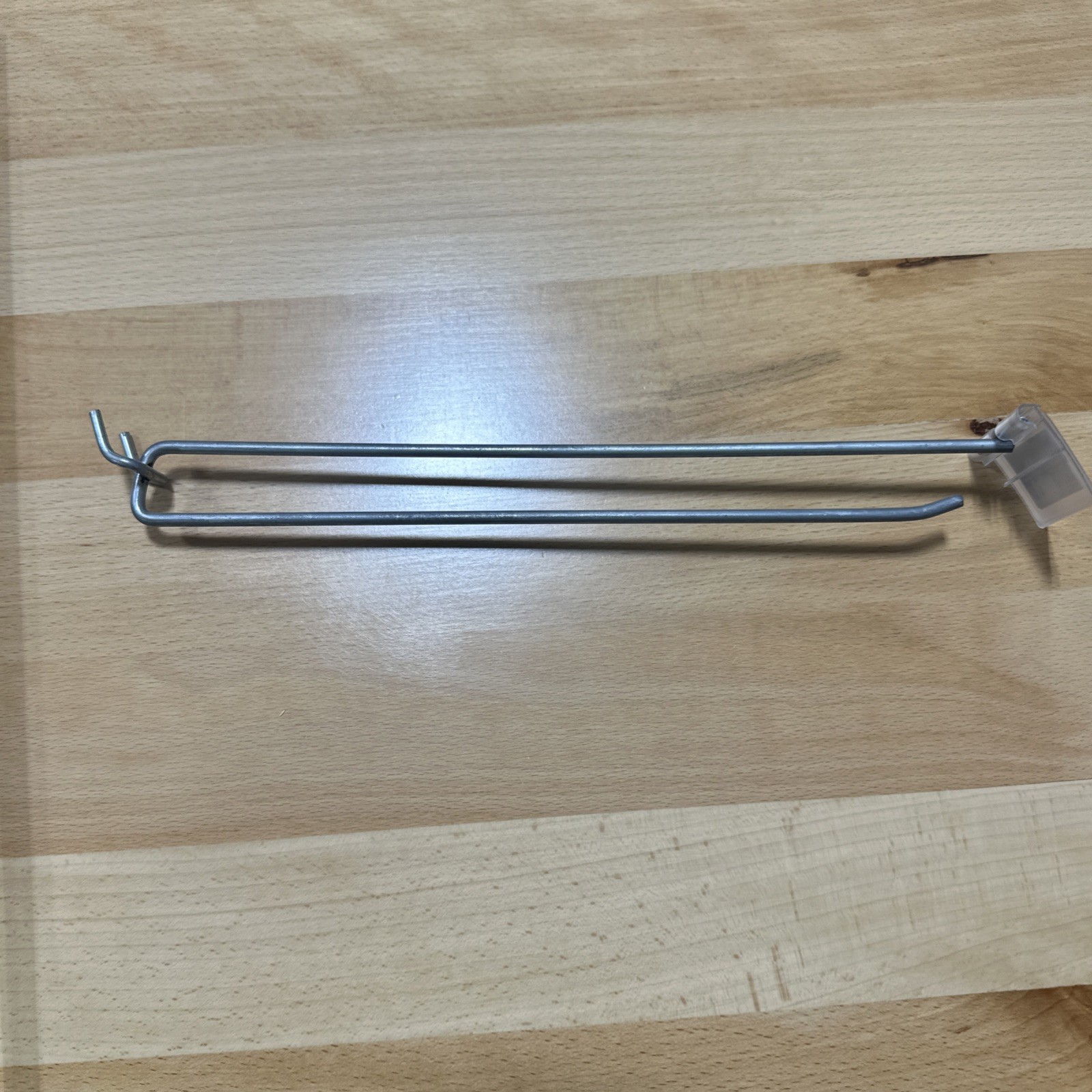 20 PACK 11 Inch 1/8" Peg Hooks with Label Holder 3/16 & 1/4 Pegboard