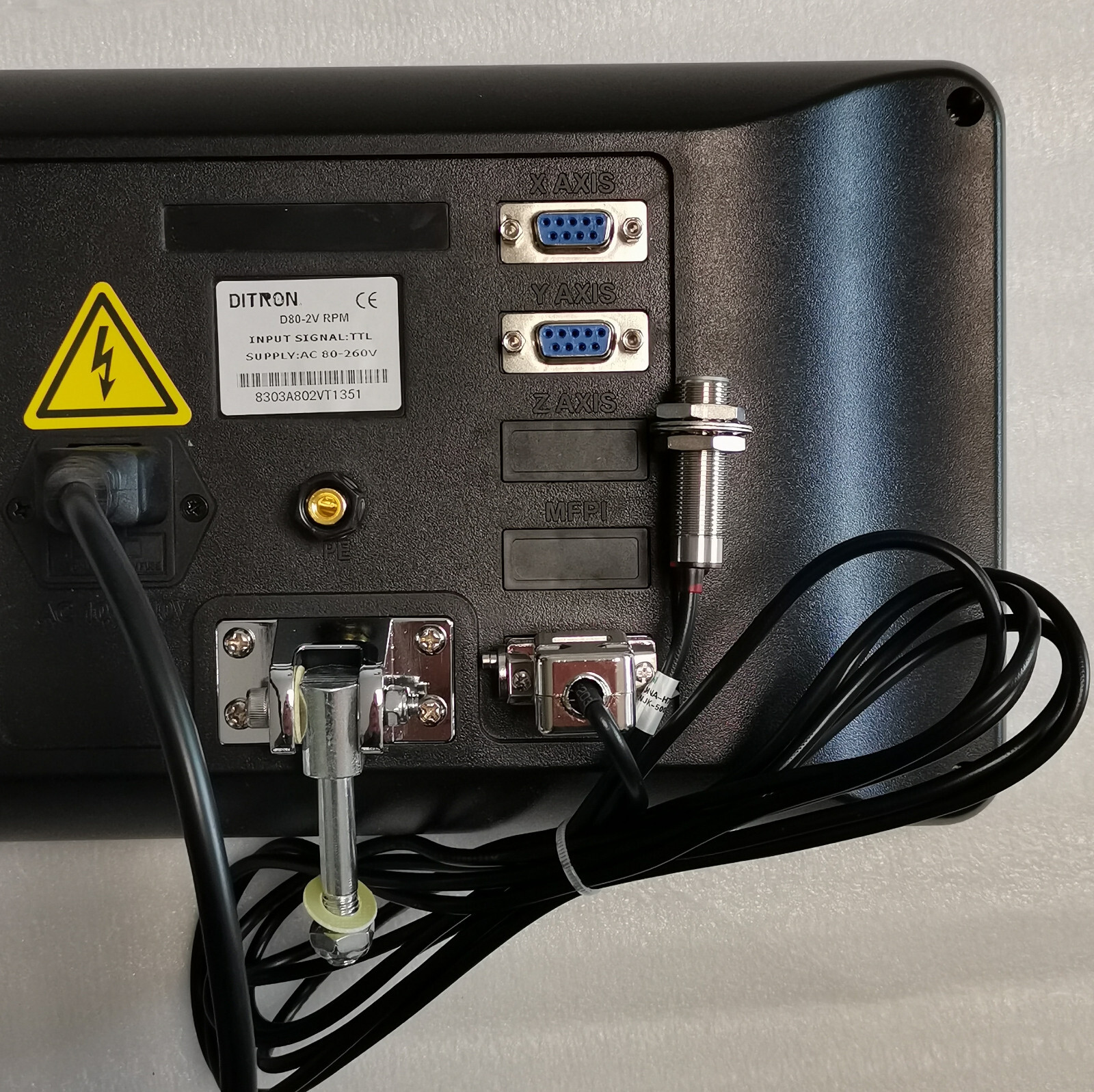 DITRON 2 axis Digital Readout D80 With Speed RPM Display 2 Axis