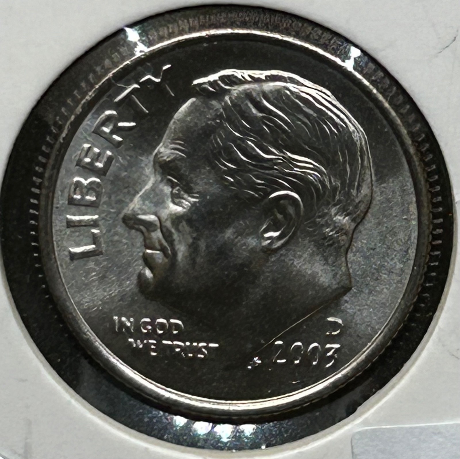 2003 D ROOSEVELT DIME BU