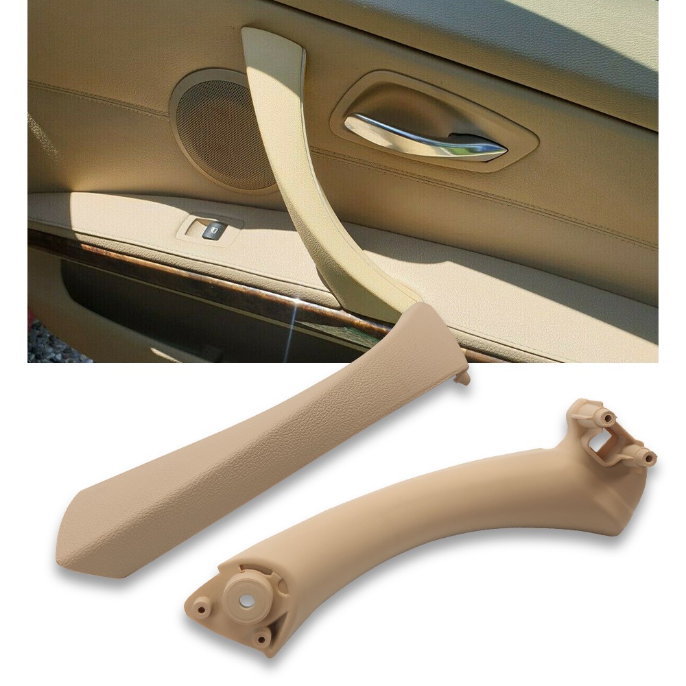 For BMW E90 328i Front Rear Right Inner Door Handle Passenger Pull Trim Cover EV