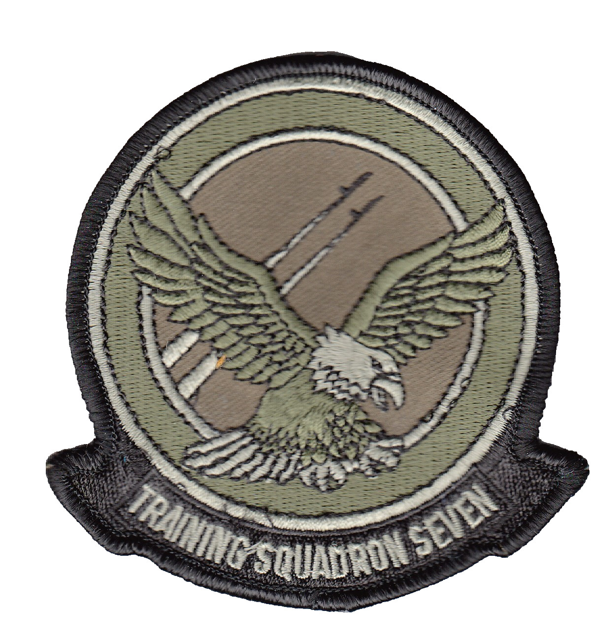 VT-7 EAGLES OD GREEN COMMAND CHEST PATCH