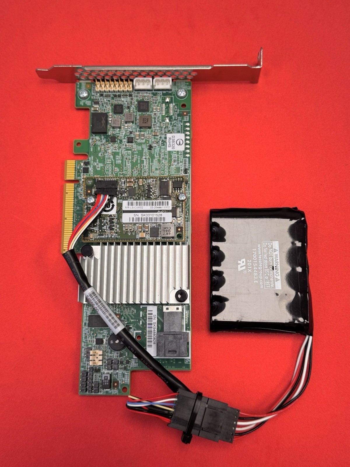 LSI MegaRAID LSI 9361-4i SAS 4-Port 12Gb/s RAID Controller w/Battery